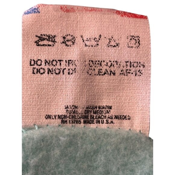 Vintage Guess Logo Aqua Sweatshirt Medium Fruit Of The Loom - Picture 4 of 4